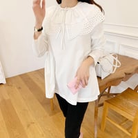 side gather blouse