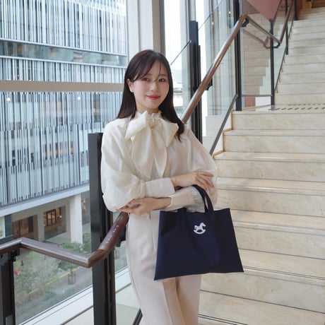 【5/7再入荷】bowtie big ribbon blouse