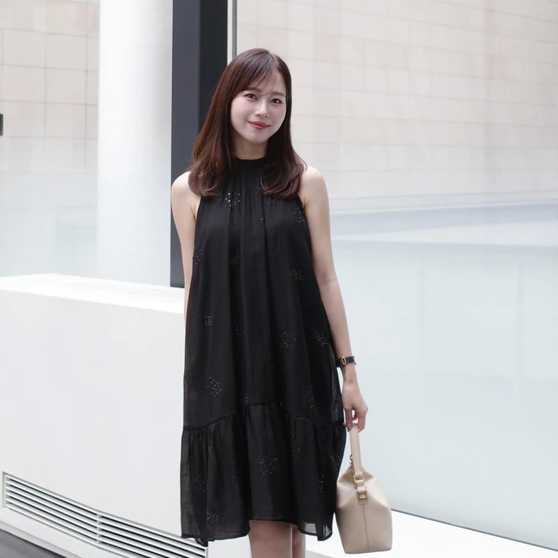 embroidery halter neck op | ENEU