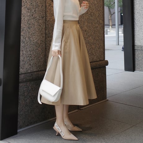 【値下げ】eneu Audrey Flare Skirt ベージュ フリーサイズ 値下げ】eneu Audrey Flare Skirt ベージュ フリーサイズ audrey