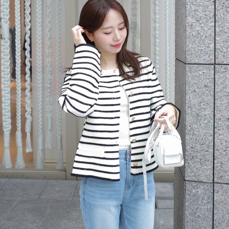 【9/17~再受注予約】spangle knit cardaigan