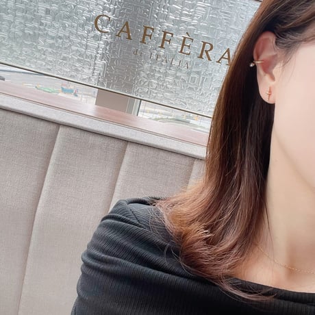 point pearl bijou earcuff