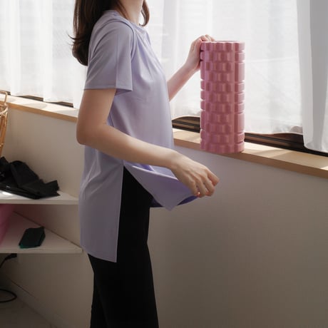 【9.11再入荷】side slit cutsew (pilates wear)