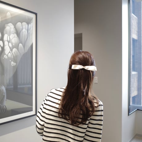 【3/30再入荷】point bijou ribbon barrette