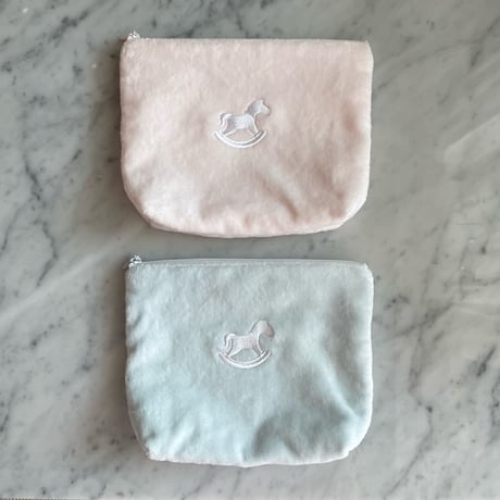 shirring  mokuba pouch