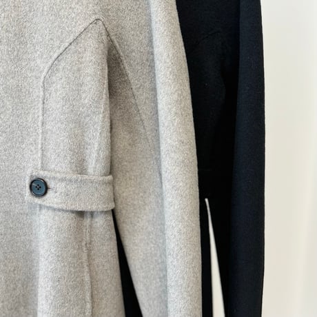 cashmere wool flare long coat