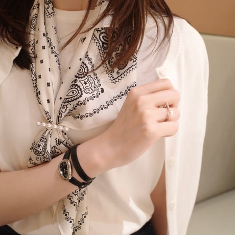 【6/22再入荷】 knock pearl ring