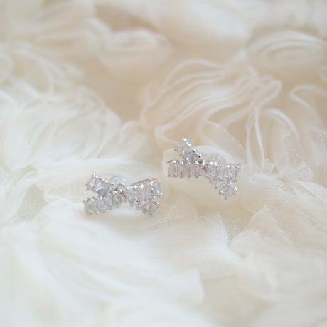 【6/25~再受注予約】ribbon bijou pierce