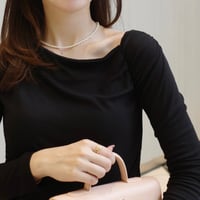 magnet mini pearl necklace