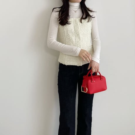 sheer turtleneck cutsew