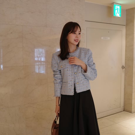 mix tweed jacket