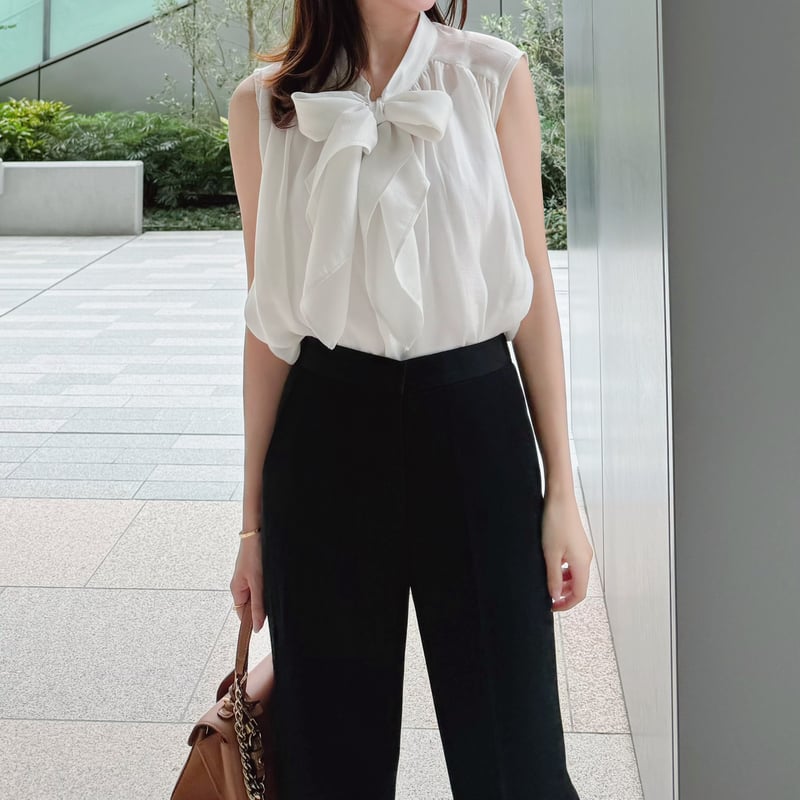 ohga bowtie blouse オーガ　ボウタイブラウス OHGA オオガ BOWTIE BLOUSE ボウタイブラウス