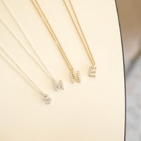 Letter bijou necklace