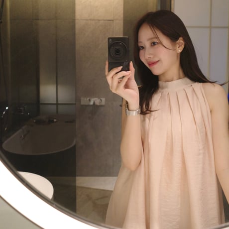 【6/4~再受注予約】bloom halter neck blouse