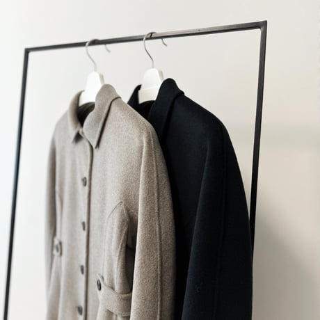 cashmere wool flare long coat