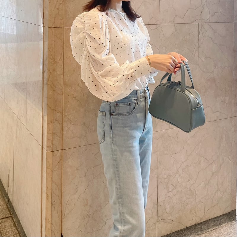 leather mini square bag | ENEU
