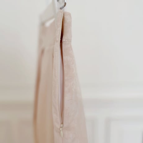 MADE’ jacquard tuck flare skirt / white