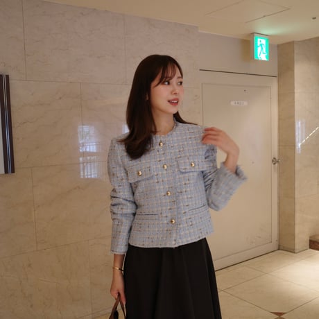 mix tweed jacket