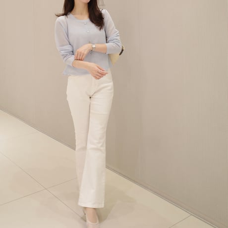 【6/4~再受注予約】macaron sheer cardigan