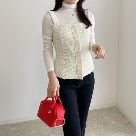 sheer turtleneck cutsew