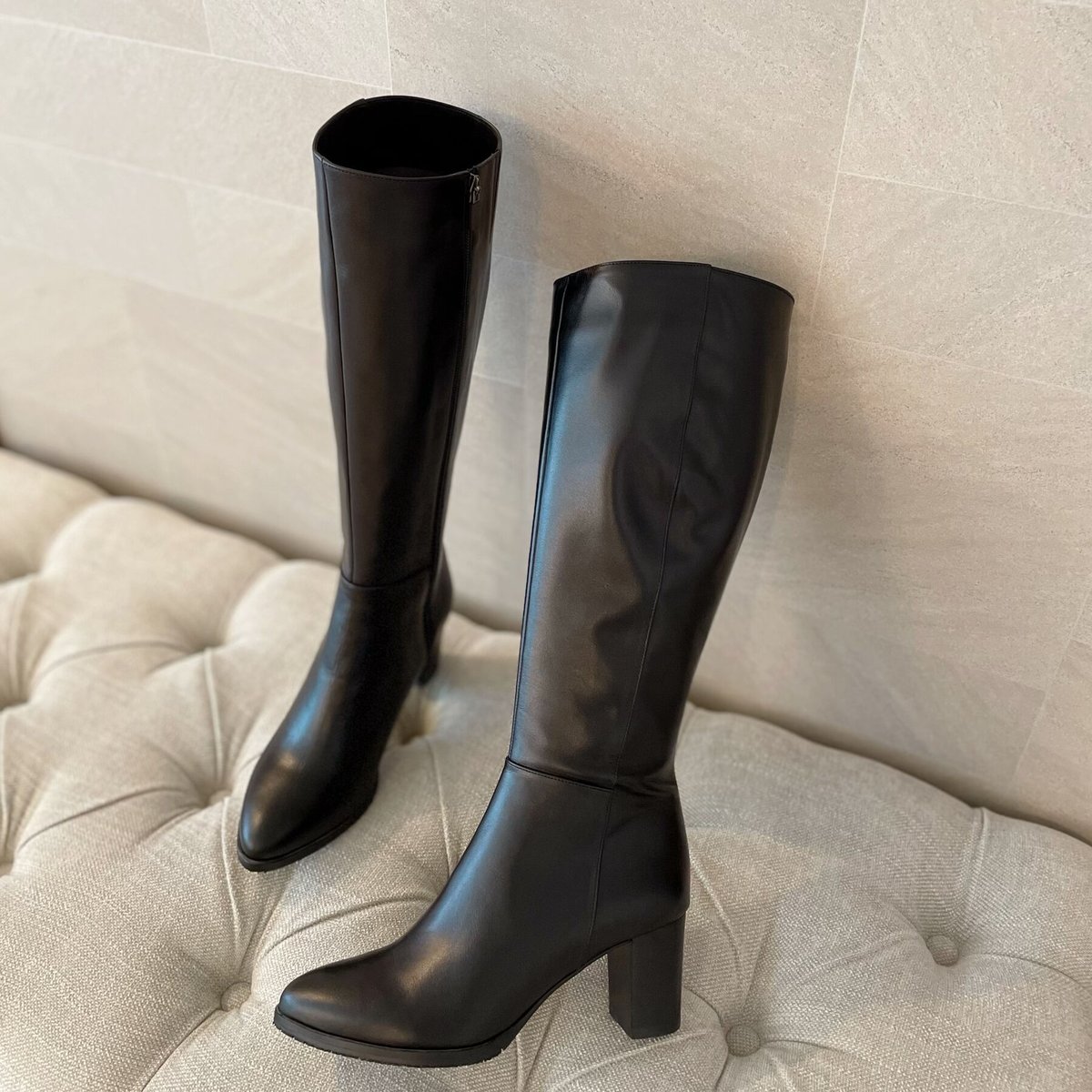 ロングブーツ NOIRNINE Leather Buckle Boots 4BMM039 leather long boots | ENEU
