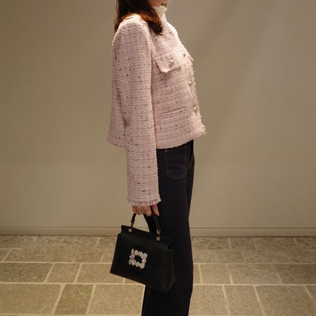 mix tweed jacket