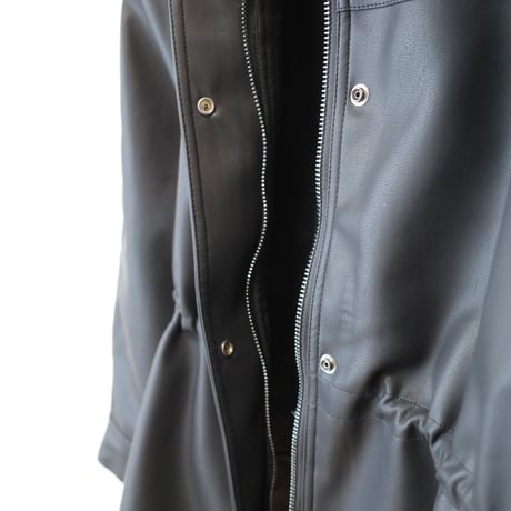 【9/17~再受注予約】drawstring leather jacket
