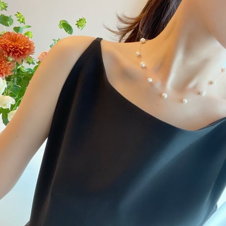 space pearl necklace