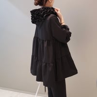 ENEU エヌー tweed short jacket mix tweed middle jacket | ENEU