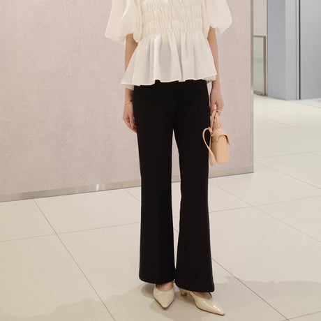 【9/17~再受注予約】stretch semi flare pants