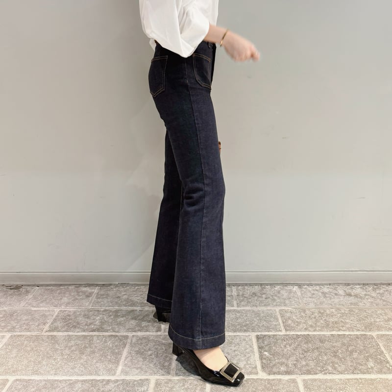 5/21再入荷】pocket flare denim | ENEU