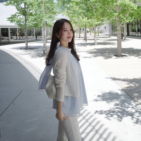 【6/4~再受注予約】bloom halter neck blouse