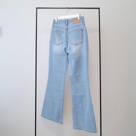 【6/4~再受注予約】Pale flare denim