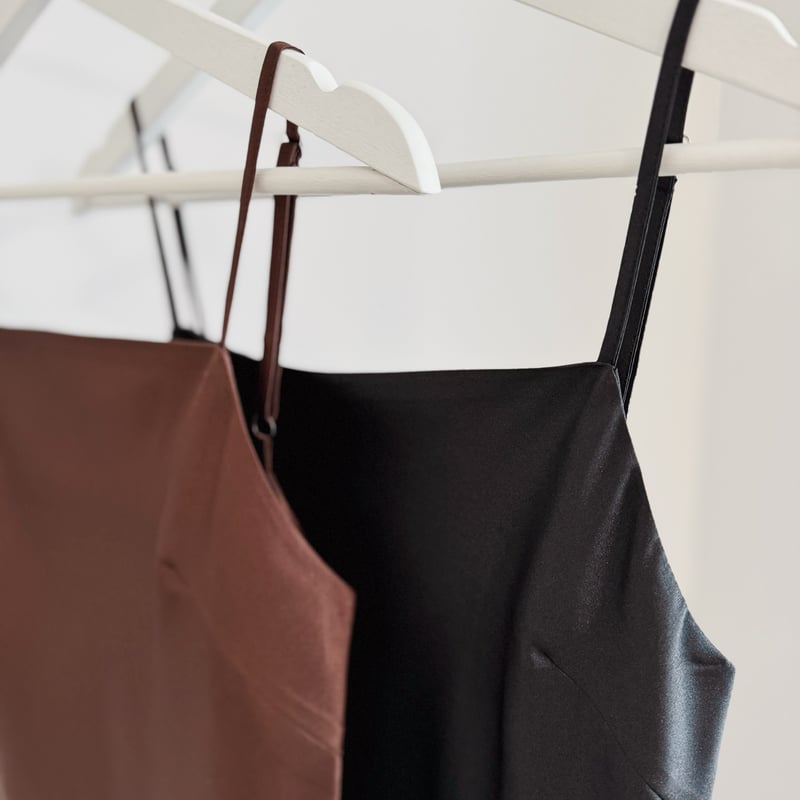 satin camisole onepiece | ENEU