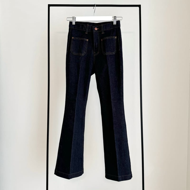 5/21再入荷】pocket flare denim | ENEU