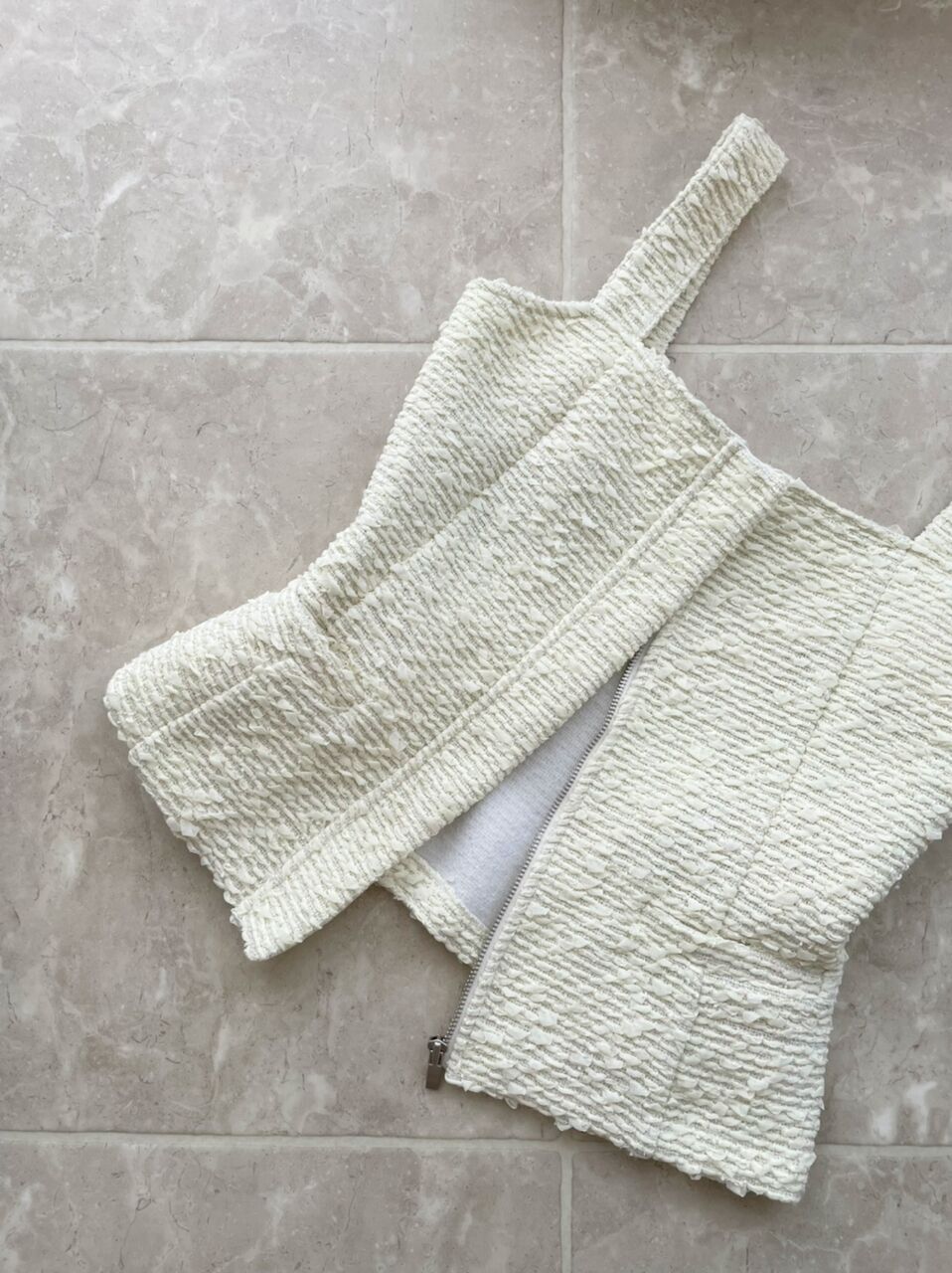 tweed bustier | ENEU