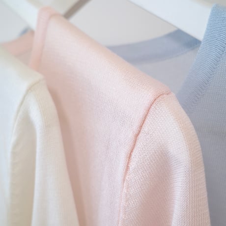 【6/4~再受注予約】macaron sheer cardigan
