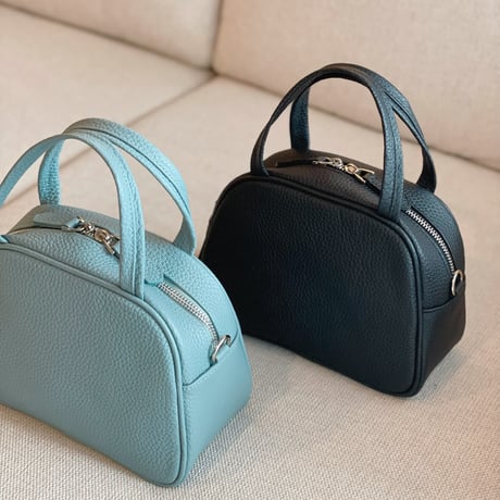 leather mini square bag