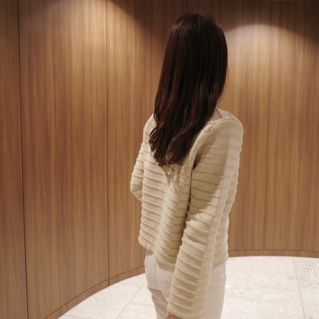 【9/17~再受注予約】spangle knit cardaigan