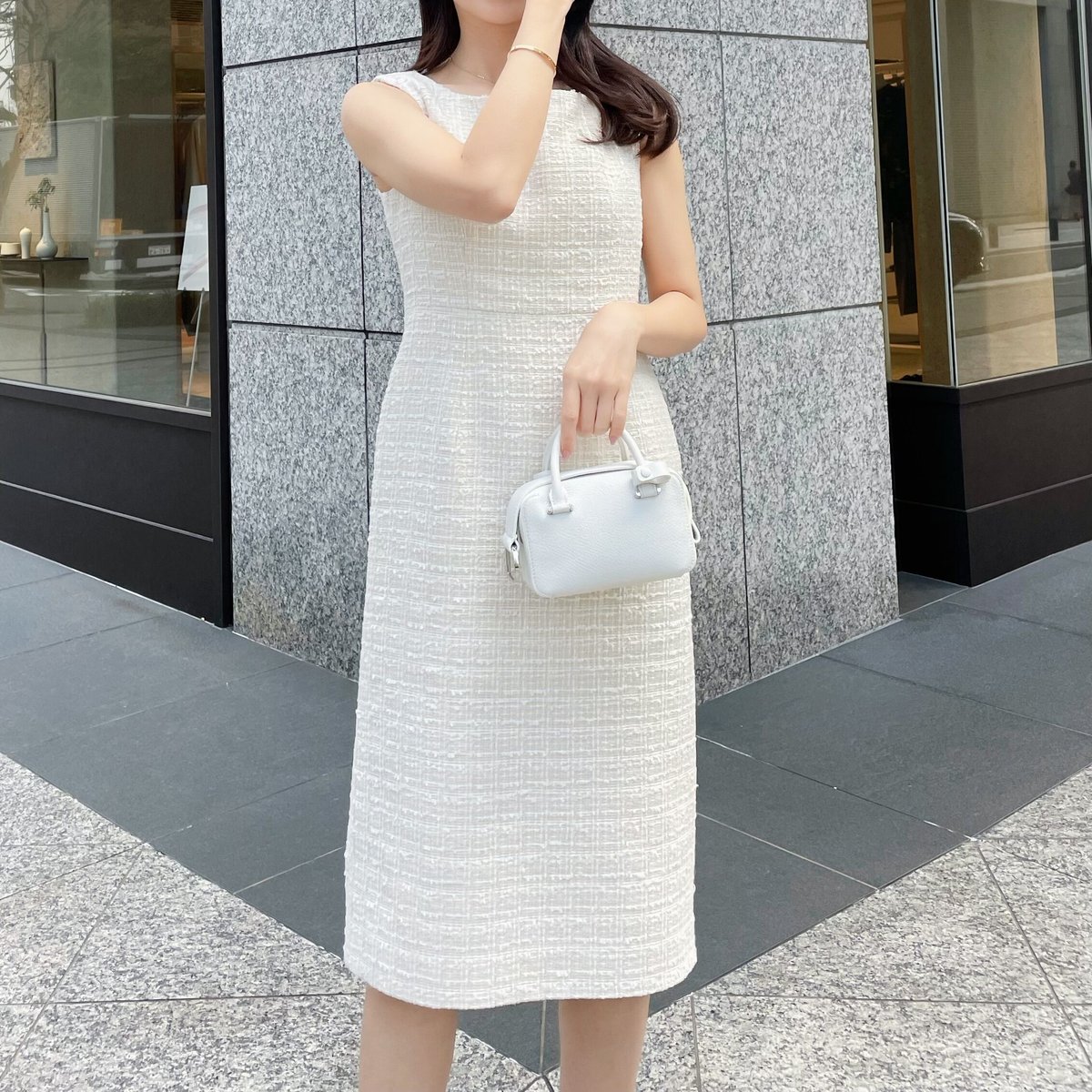 escada エスカーダ DUANNE TWEED DRESS