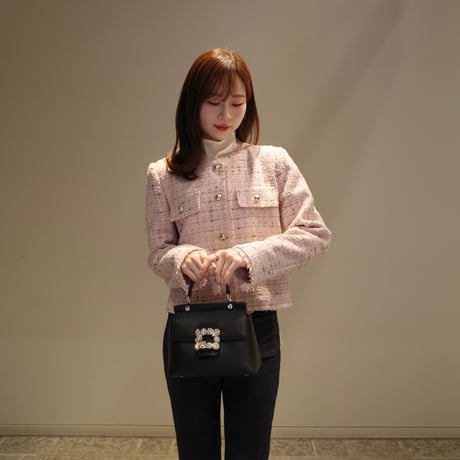 mix tweed jacket