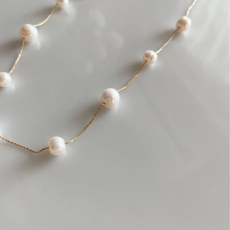 space pearl necklace