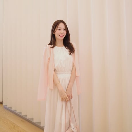 【6/4~再受注予約】macaron sheer cardigan