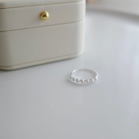 【5/25再入荷】layered mimi pearl ring