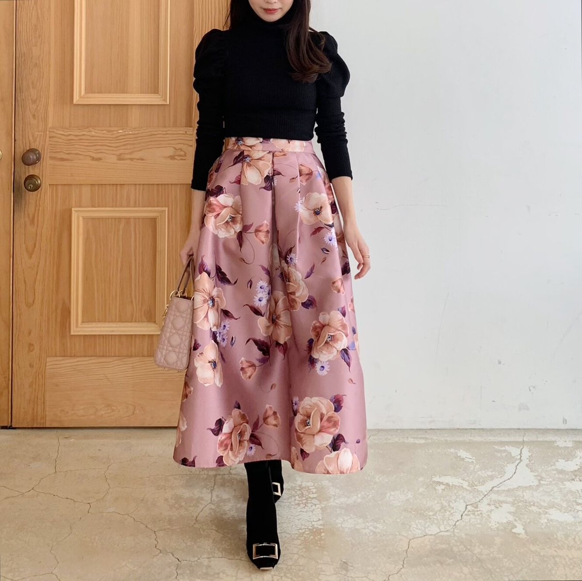 Flower Tuck Skirt ルミネ限定アイテム anuke 新品タグ付き Flower Tuck Skirt - メルカリ