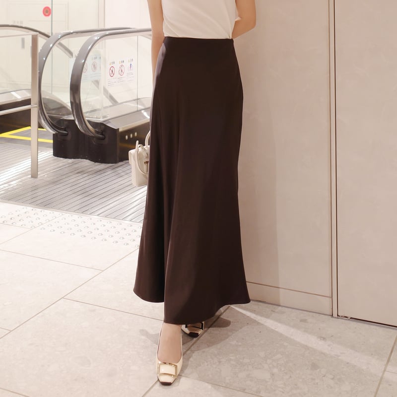 epine ribbon volume long skirt(新品タグ付き) epine ribbon volume long skirt white