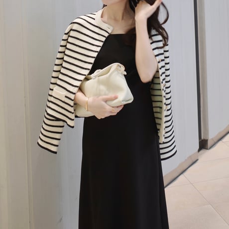 【6/22再入荷】 cache coeur cami long op