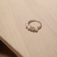 【10/8~再受注予約】line pearl ring