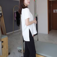 【9.11再入荷】side slit cutsew (pilates wear)