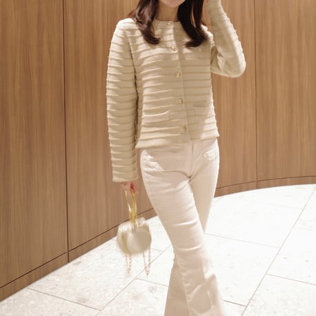 【9/17~再受注予約】spangle knit cardaigan